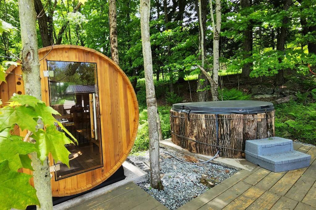 New! Hurleyville Upstate Ny - Your Catskills Getaway With Hot Tub, Sauna And Firepit! Bagian luar foto